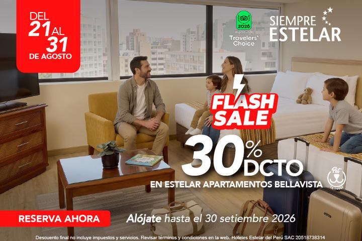 FLASH SALE ⚡ ESTELAR Apartamentos Bellavista Perú - Lima FLASH SALE ⚡ ESTELAR Apartamentos Bellavista Perú - Lima